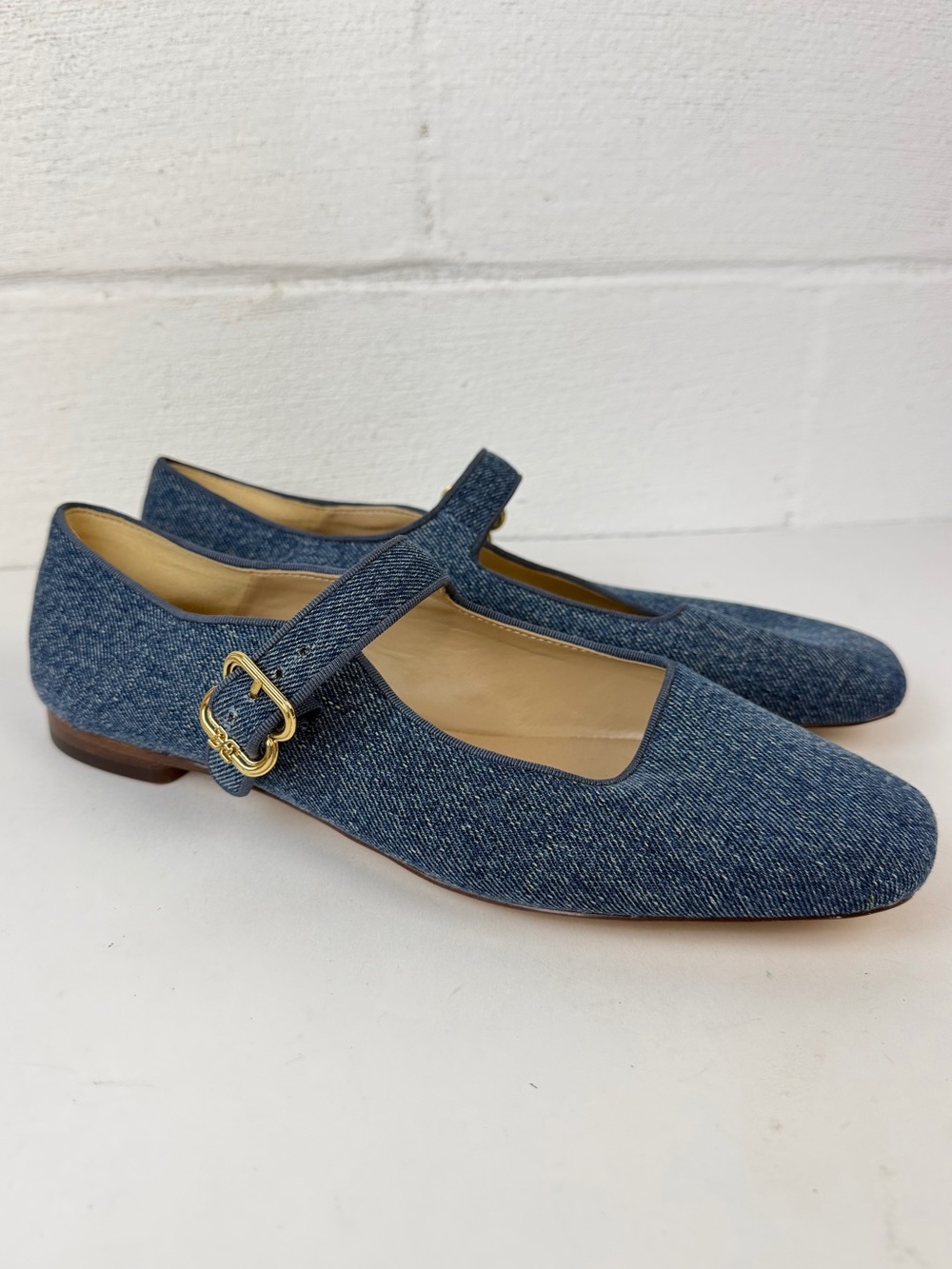 Sam Edelman Michaela Denim Jean Ballet Flats, 9.5